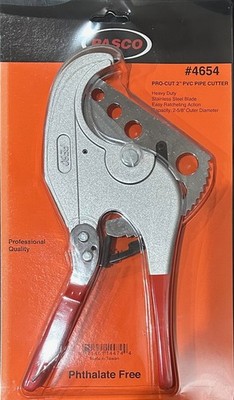 Pasco 4654 2'' Ratcheting Pro-Cut PVC Pipe Cutter