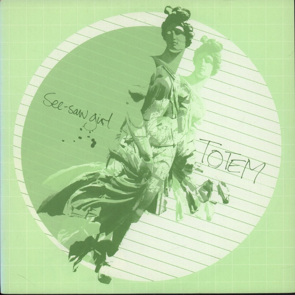 Totem See-Saw Girl 7"" vinyl UK Moshi Moshi 2013 pic sleeve with download card