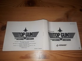 Nintendo NES - TOP GUN THE SECOND MISSION - Mattel Pal A ITA - Completo Testato