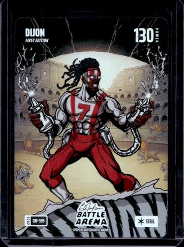 2026 Bo Jackson Battle Arena Dijon Bijan Robinson Steel Zebra #CBF-599 Falcons