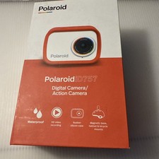 Polaroid iD757-RED Digital/Action Digital Camera 18MP-Magnetic Base Mounts NIB