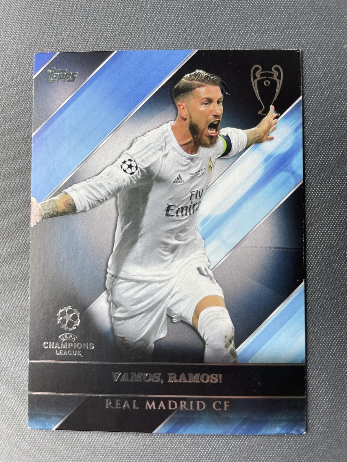 Sergio Ramos trading card