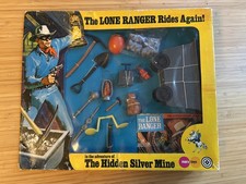 Vintage Lone Ranger Rides Again Hidden Silver Mine Accessory Set Marx Toys 1973