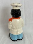 1980 VTG Ceramic Nelda Chef Utensil Holder  Hand-painted & Signed 10.5”H Kitch — photo 6