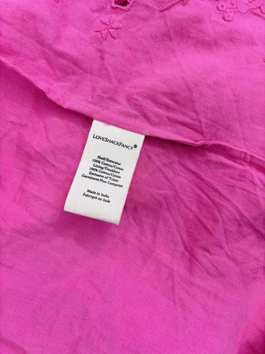 LoveShackFancy Femmes Prairie Crochet Œillet Floral Brodé Midi ROBE TAILLE S - Photo 15 sur 15