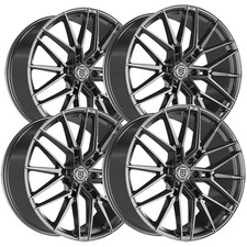 Set Of 4 Tis 506gm 24x10 6x5.5 24mm Gunmetal Wheels Rims 24 Inch