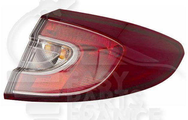 Feu arrière droit extérieur Megane 3 break phare de remplacement carrosserie SW