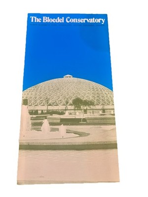 Bloedel Conservatory Vancouver Brochure 1970s Geodesic Dome Mid Century Modern