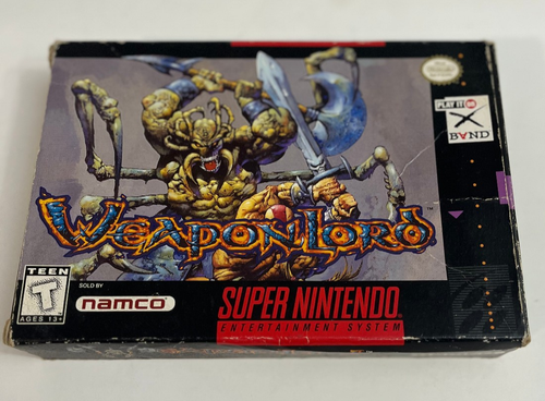 WeaponLord (Super Nintendo | SNES) NUR ORIGINALVERPACKUNG ** ohne Spiel **