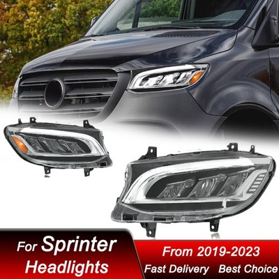 Paar Upgrade LED Projektor Scheinwerfer Für Mercedes-Benz Sprinter W907 2018-23