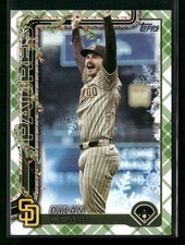 2025 Topps Holiday #H77 Dylan Cease Green Holiday Plaid