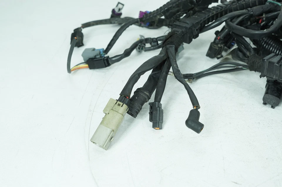 12 Harley Dyna FXDC Super Glide personalizado OEM cableado principal arnés telar sin abdominales Foto 2 de 4