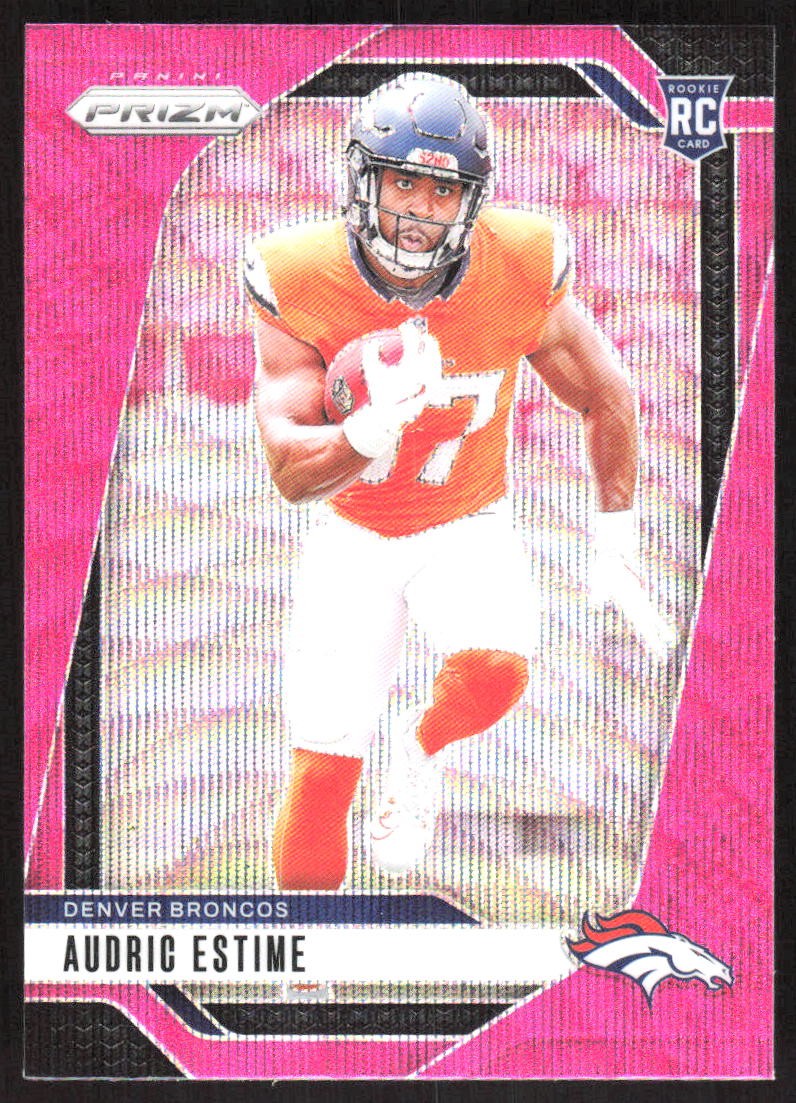 288G 2024 Panini Prizm #306 Audric Estime Pink Wave