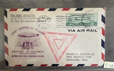 1933 Graf Zeppelin Century of Progress Flight Cover - Scott C18
