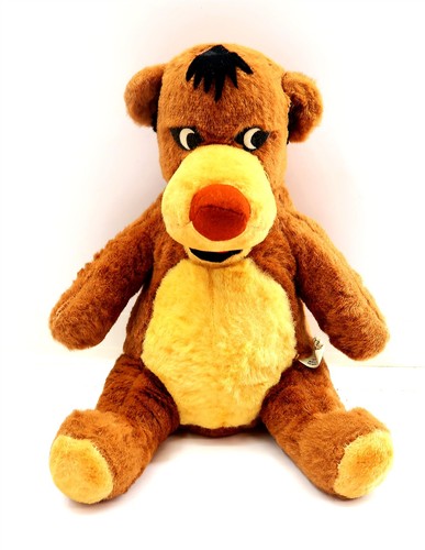 Vintage 1960's Gund BALOO BEAR 14" The Jungle Book Walt Disney Character Plush