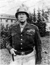 8x10 Print General George Patton Portrait 1940's #GEP