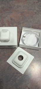Apple AirPods Wireless Bluetooth In-Ear Earbuds w/ Charging Case & Cable White