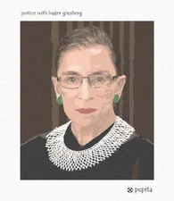 Justice Ruth Bader Ginsberg Needlepoint Kit or Canvas