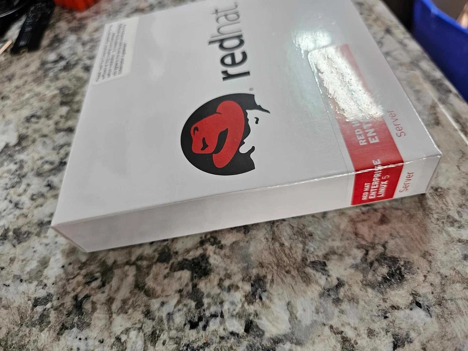 Retro Vintage New Red Hat Enterprise Linux 5 Server Dell PN G744K Rev A00 - Image 2 of 4