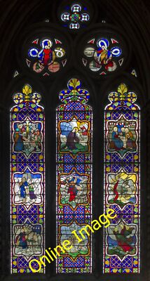 Photo 6x4 Window s.III, Lincoln Cathedral Sadly the paint is very faded o c2014
