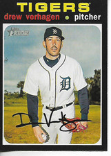 2020 Topps Heritage Drew VerHagen Base Card #227