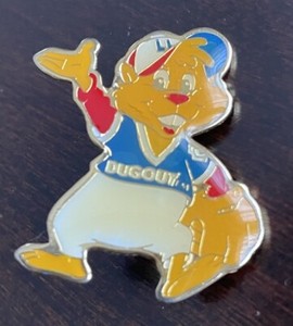 Multiple Vintage Little League Pins Set c1985 Dugout Gopher Baseball Softball