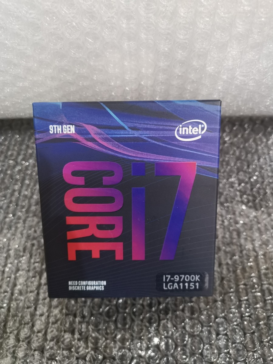 CPU Intel Core i7 9700k 1枚　9700 1枚 Amazon.com: Intel Core i7-9700 Coffee Lake 3GHz 12MB Cache