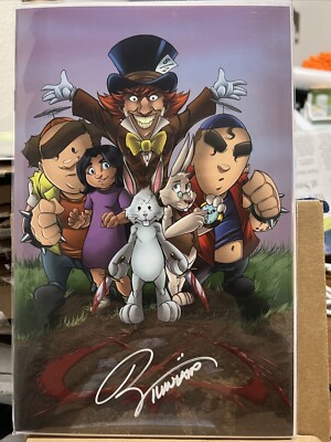 Stabbity Ever After Wonderland Group Virgin Kincaid Variant Cover-Signed W/COA