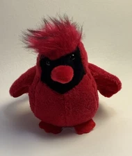 Ganz Webkinz Lil' Kinz Cardinal Plush Red No Code Bird Stuffed Animal Toy HS503