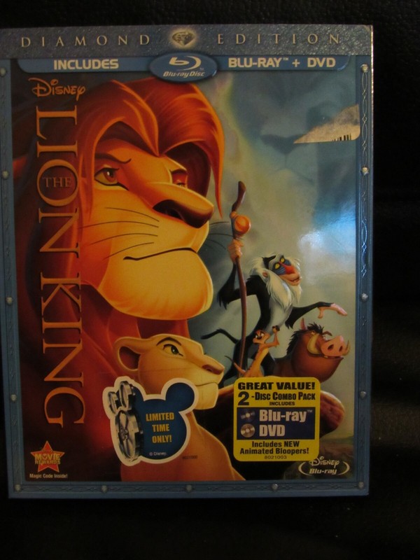 The Lion King | Blu-ray/DVD 2-Disc Set, 2011, Diamond Edition New