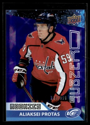 2021-22 Upper Deck Ice Sub Zero Rookies Aliaksei Protas 238/999 #SZ-31