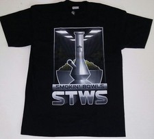 Men's Streetwise BLACK T-SHIRT SMOKING' BOWLS Crew neck