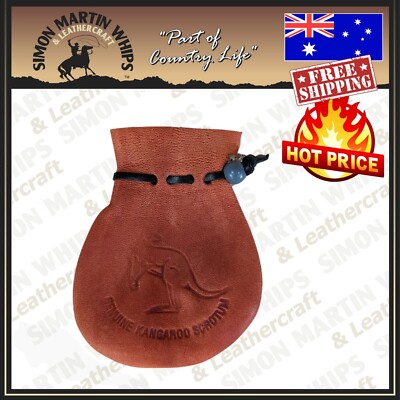 scrotum tobacco pouch Buffalo Draw String Bag Kangaroo Scrotum Medium Size With