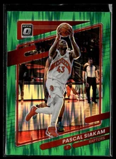 2021-22 Donruss Optic Pascal Siakam #123 Green Shock Toronto Raptors