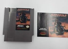 Airwolf Nintendo NES Completo En Caja CIB EXCELENTE ESTADO CIB USADO EN EXCELENTE ESTADO 