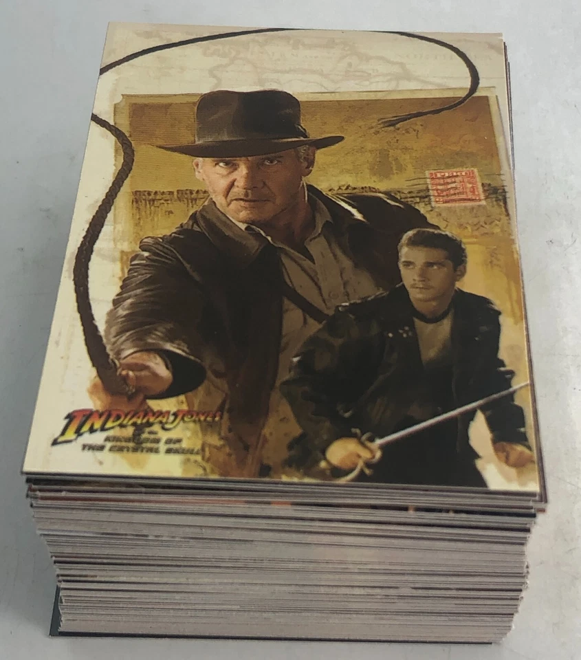 Indiana Jones Kingdom of the Crystal Skull 2008 Topps Trading Card Base Set 1-90 - Image 4 of 4