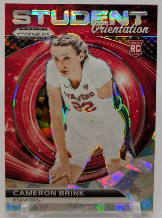 2024 Prizm Draft Picks #3 Cameron Brink Student Orientation Silver CRACKED ICE