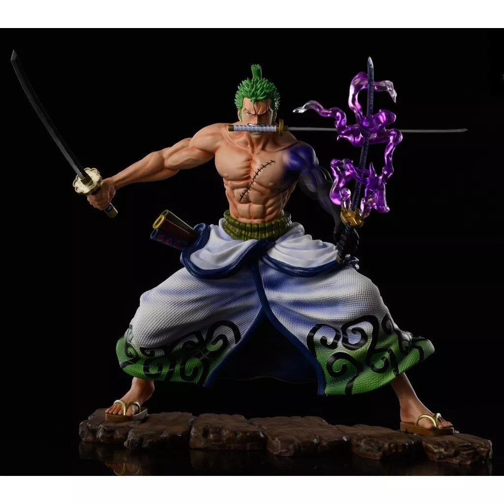 New One Piece KOA Enma Haki Roronoa Zoro Figure Toys