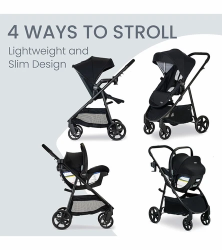 Britax Willow Brook Travel System - Onyx Glacier New!! - Picture 2 of 8