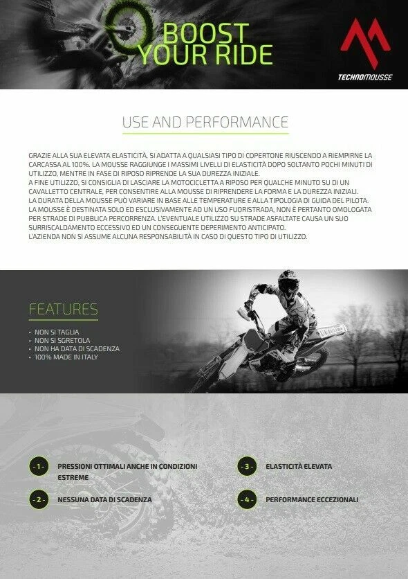 Anti-puncture foam 80/100/21 front wheel gas delta 125 cc 1936/2021 - Image 2 of 3