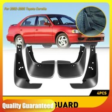 For 2002-2005 Toyota Corolla 4pcs Mud Flaps Splash Guards Front Rear Black