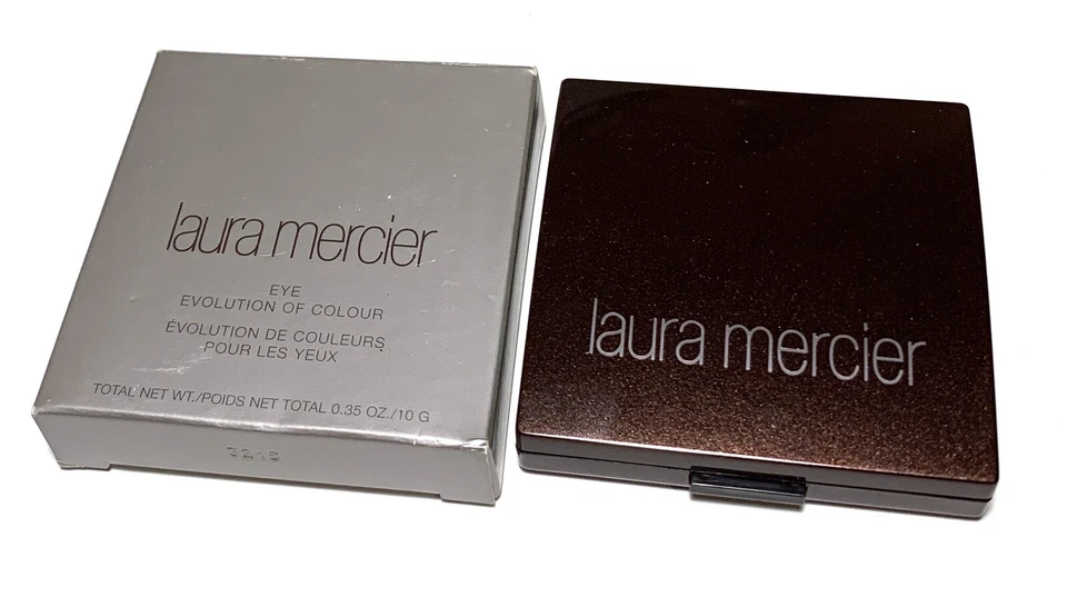 Sombra de ojos Laura Mercier Eye Evolution of Color cuádruple en ROSA LLUVIA ~ Rara nueva en caja Foto 3 de 4