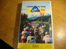 cassette vidéo vhs cyclisme " l'étape du tour " 1993 vélo magazine TARBES PAU
