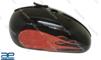FüR BSA A65 2 Gallone Rot Schwarz Bemalt Fuel Petrol Benzintank 1968-1869 S2U
