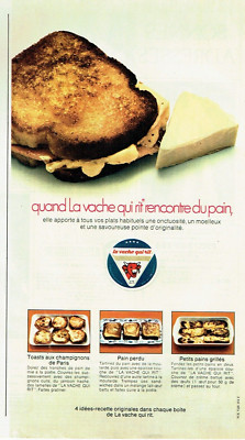 advertising 1222 1970 la Vache qui Rit toast bread perd croques