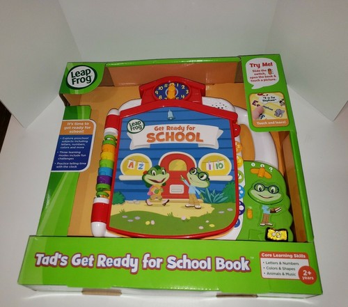 LeapFrog Tad's Get Ready for School Book Leap Frog Learning Read - 2236