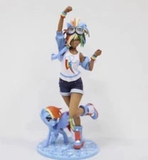 Anime My Little Pony Rainbow Dash Bishoujo Figure Pvc Action Figure Model Toys