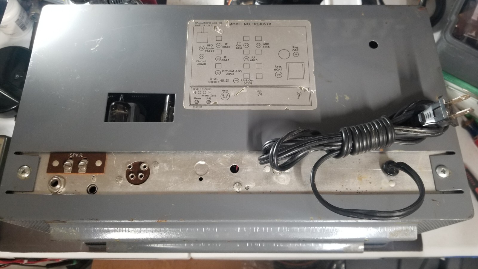 RARE HAMMARLUND HQ-105TR GENERAL COVERAGE RECEIVER / C.B. TRANSMITTER 