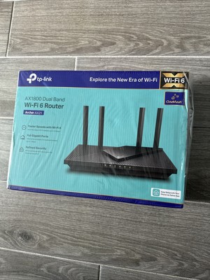 TP-Link AX1800 Works with Alexa Dual Band Gigabit Router - Black