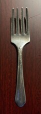 Nursery Silver Plate Infant Fork 4 long